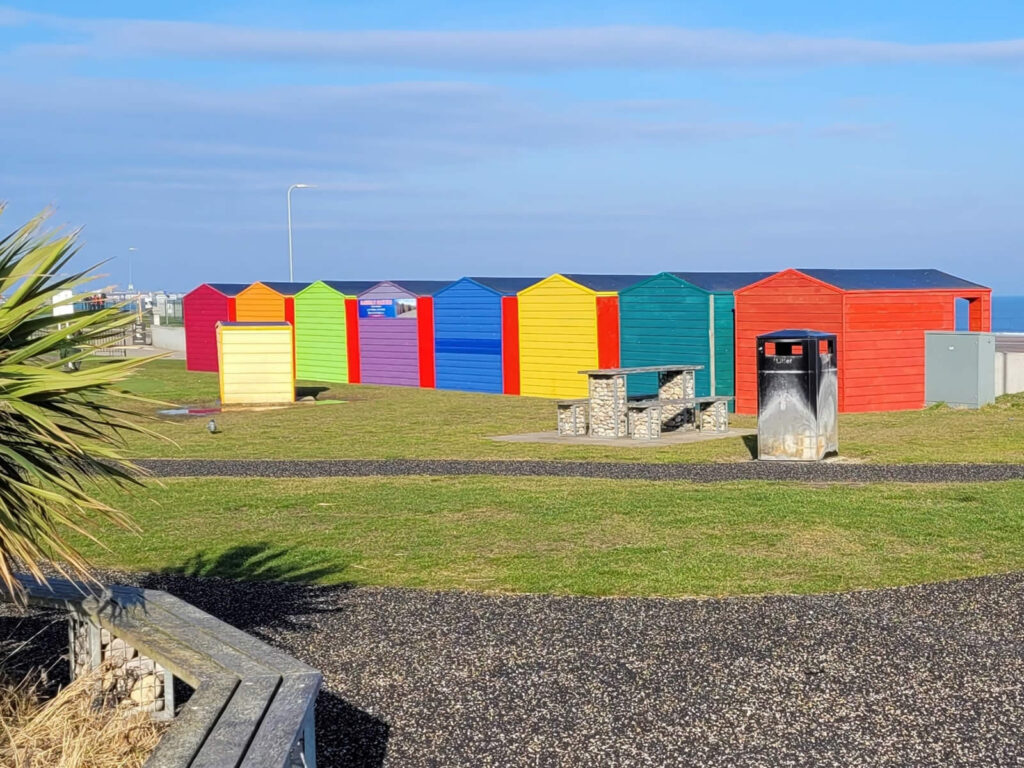 Sea Breeze Park Colourful Beach Huts