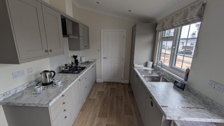 ECS43 Willerby Hazlewood in Saltmarshe Castle Park Kitchen.