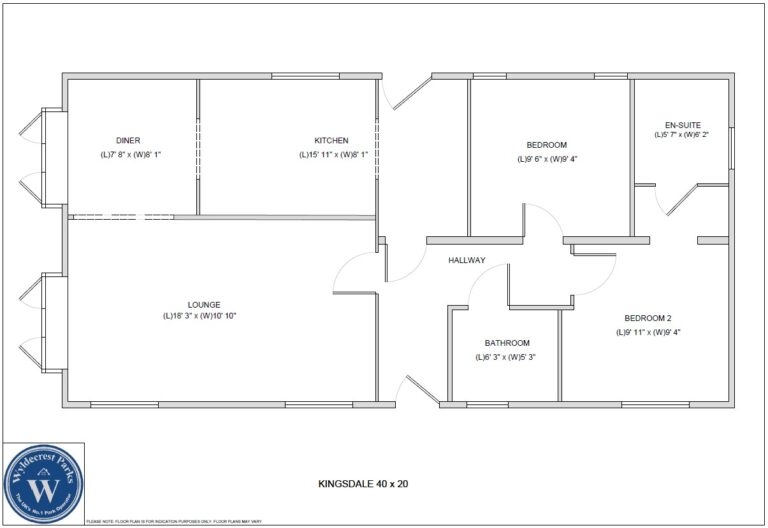 Pemberton Kingsdale 40x20 Scatterdells Park Floorplan