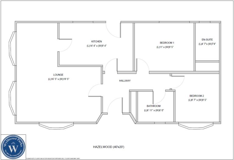 Willerby Hazelwood on Saltmarshe Castle Park Floorplan