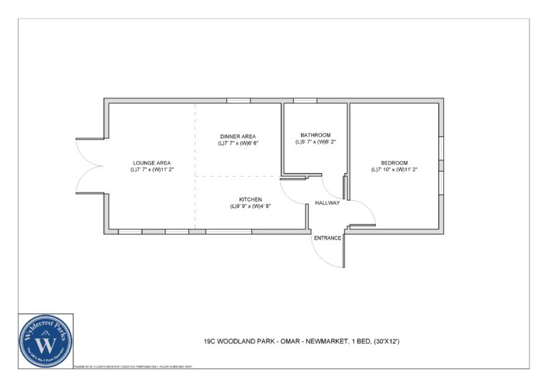 19C WOODLAND PARK - 30X12 - 1 BED