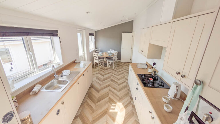 Willerby New Forest on Saltmarshe Park Herefordshire - Kitchen