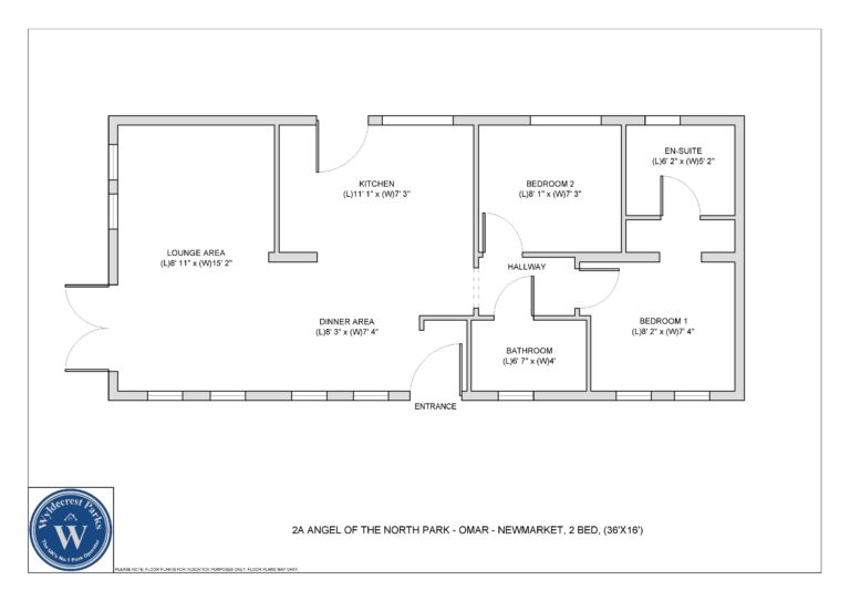 2A Angel of the north park - 36X16 - 2 BED