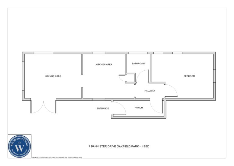 7 Bannister drive - Oakfield park - 1 Bed