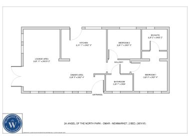 2A Angel of the north park - 36X16 - 2 BED