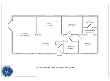 80 Blueleighs Park - Omar Newmarket 2 Bed 40x18