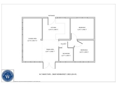9a Tamar Park - Newmarket 2 Bed (29'x18')