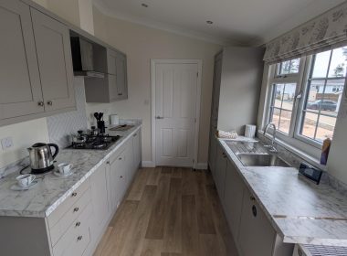 ECS43 Willerby Hazlewood in Saltmarshe Castle Park Kitchen.
