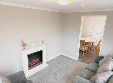 New Omar Regency on Radcliffe Park Living Fireplace