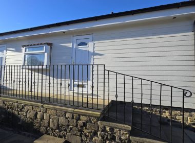 Preloved Park Home on Broadstones Park Exterior Side