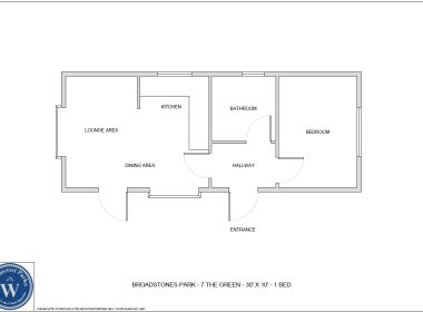 Preloved Park Home on Broadstones Park Floorplan