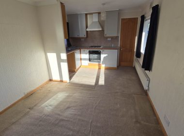 Preloved Park Home on Broadstones Park Lounge Kitchen
